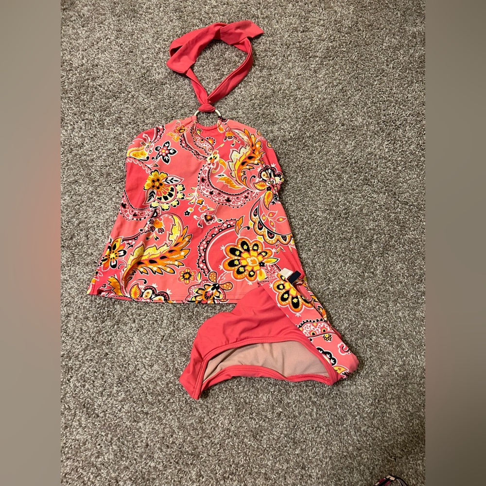 Tankini bathing suit- 2 pc. Size 8